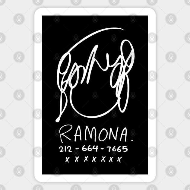 Ramona. XXXXXXX Magnet by huckblade